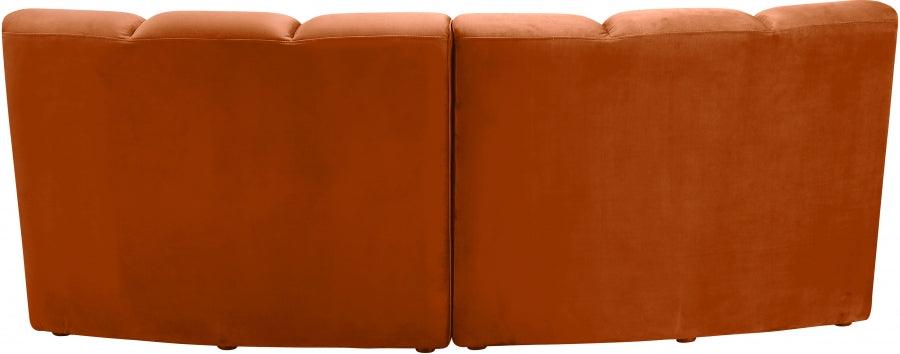 Infinity Modular Sofa In Cognac 2Pc - ATL FURNITURE