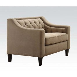 Acme Suzanne Chair in Beige Fabric 54012 - ATL FURNITURE