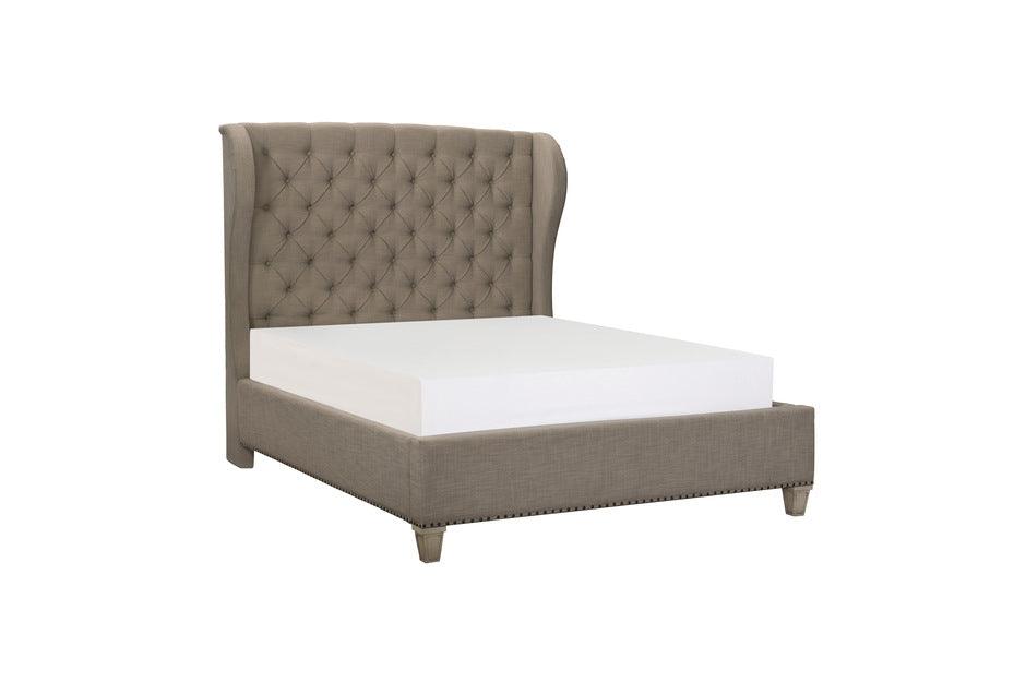 Vermillion Eastern King Bed In Gray Cashmere - 5442K-1Ek* - ATL FURNITURE