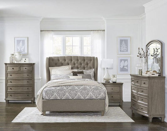 Homelegance - Vermillion 6 Piece Eastern King Bedroom Set In Gray Cashmere - 5442K-1Ek-6Set - ATL FURNITURE