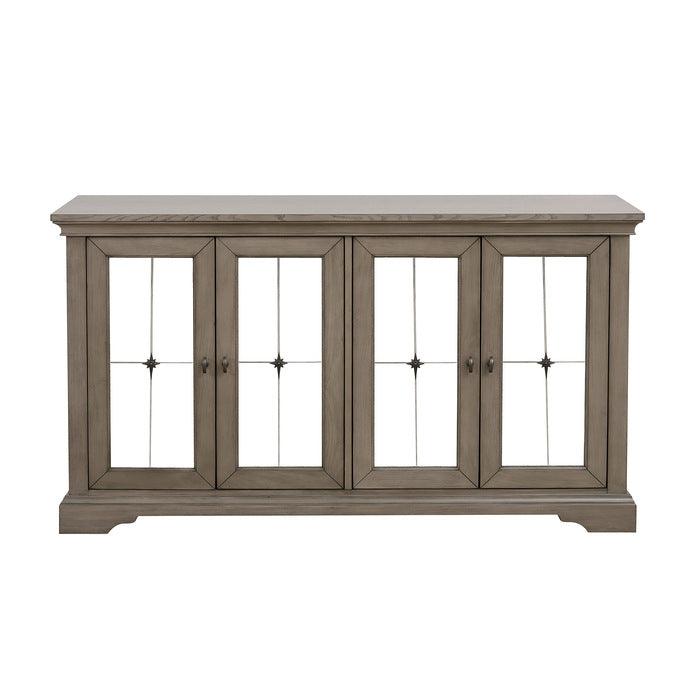 Homelegance - Vermillion Server With Mirrored Door - 5442-40 - ATL FURNITURE