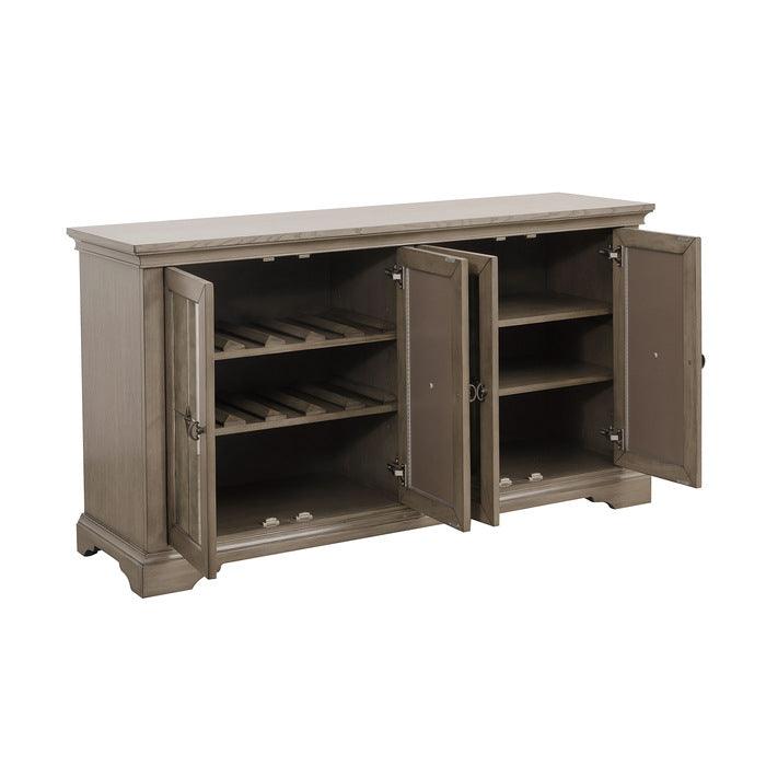 Homelegance - Vermillion Server With Mirrored Door - 5442-40 - ATL FURNITURE