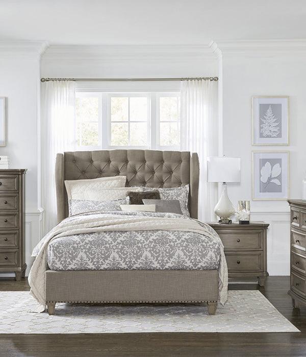 Homelegance - Vermillion 3 Piece Eastern King Bedroom Set In Gray Cashmere - 5442K-1Ek-3Set - ATL FURNITURE