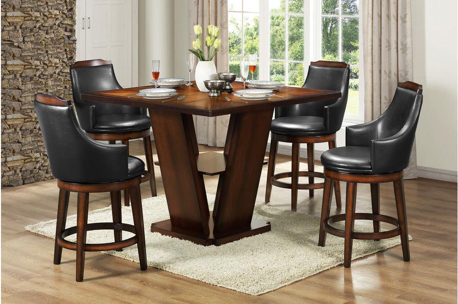 Homelegance - Bayshore 5 Piece Counter Height Table Set - 5447-36-24S - ATL FURNITURE