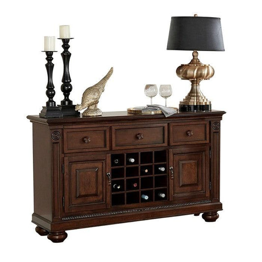 Homelegance - Lordsburg Server In Brown Cherry - 5473-40 - ATL FURNITURE