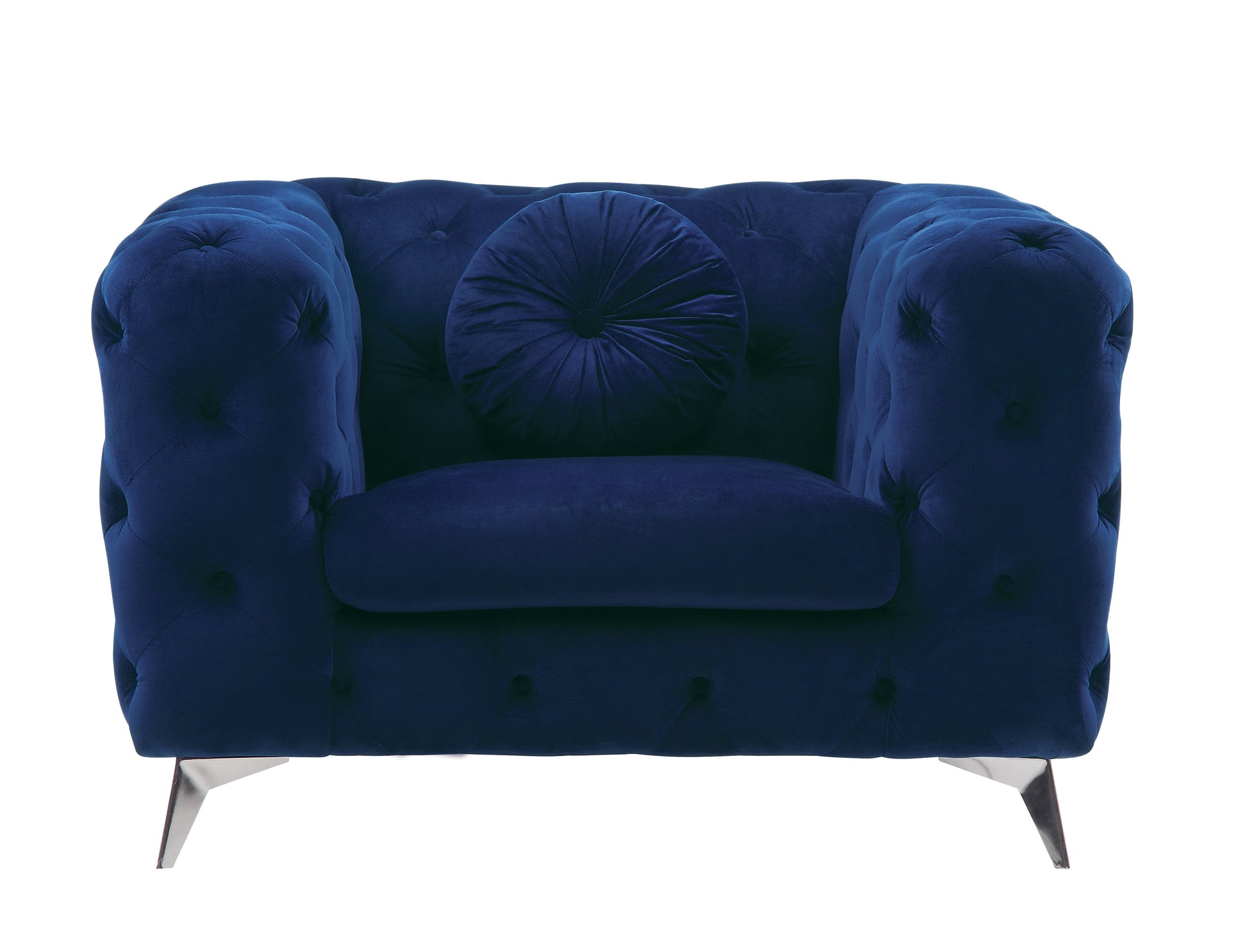 Atronia Blue Fabric Chair - ATL FURNITURE