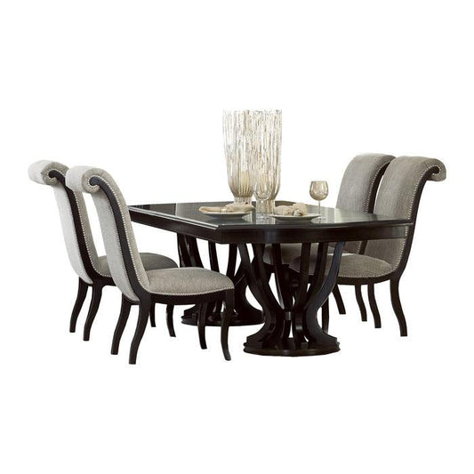 Homelegance - Savion 5 Piece Dining Room Set In Espresso - 5494-106-5Set - ATL FURNITURE