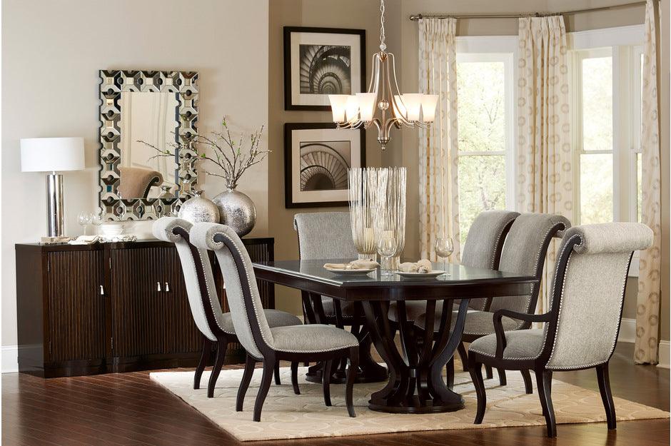 Homelegance - Savion 7 Piece Dining Room Set In Espresso - 5494-106-7Set - ATL FURNITURE