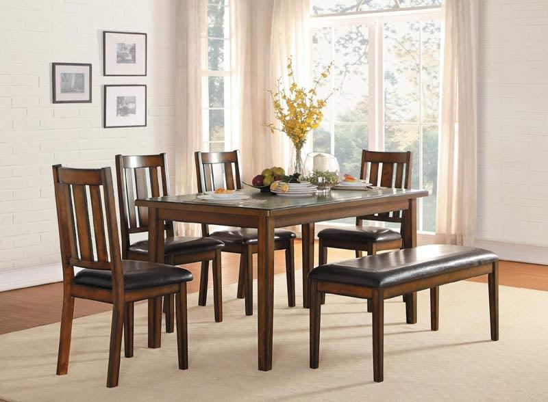 Homelegance - Delmar 6 Piece Dinette Set - 5511 - ATL FURNITURE