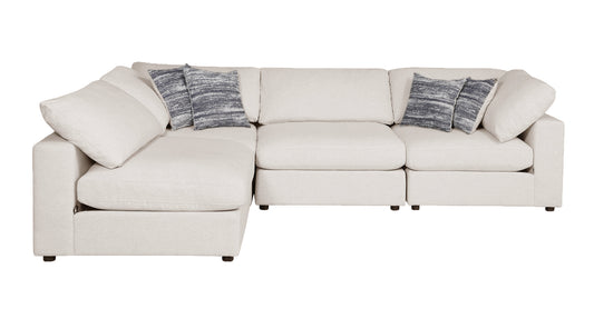 Serene 6-piece Upholstered Modular Sectional Beige