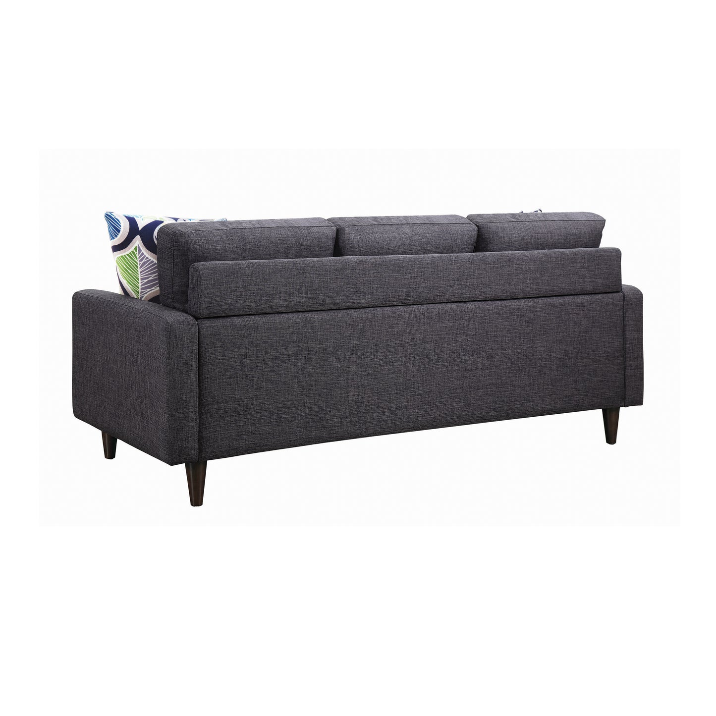 Watsonville Upholstered Track Arm Tufted Sofa Grey