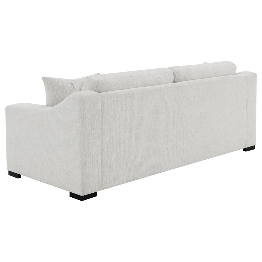 Ashlyn Fabric Upholstered Track Arm Sofa Sand