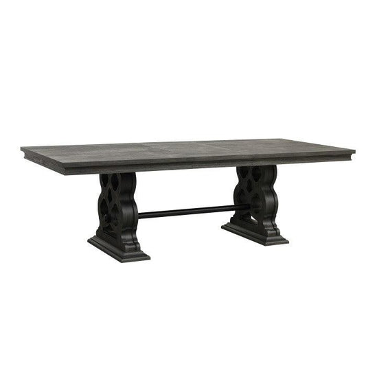 Homelegance - Arasina Dark Pewter Extendable Rectangular Dining Table - 5559N-96 - ATL FURNITURE