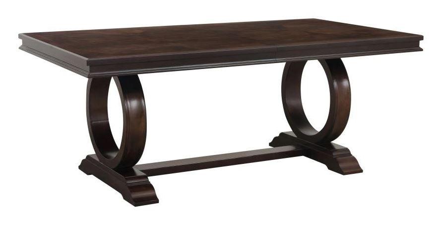 Homelegance - Oratorio Cherry Extendable Trestle Dining Table - 5562-96 - ATL FURNITURE