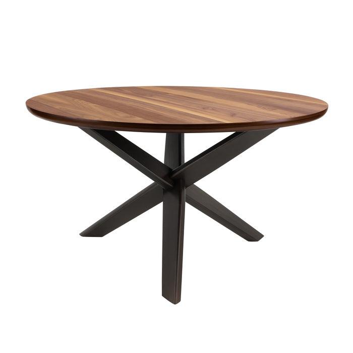 Homelegance - Nelina Brown Round Dining Table - 5597-53 - ATL FURNITURE