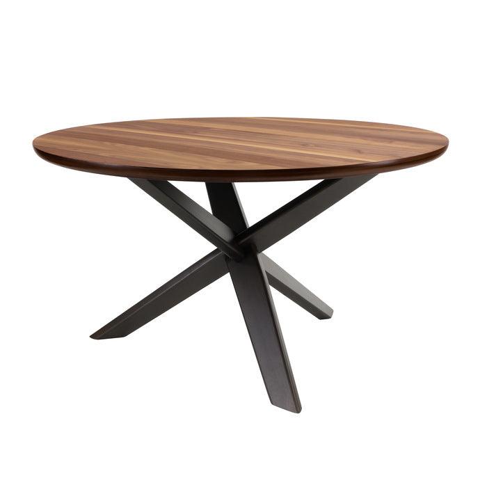 Homelegance - Nelina Brown Round Dining Table - 5597-53 - ATL FURNITURE