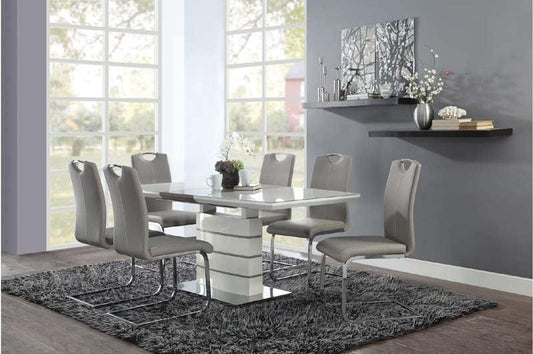 Homelegance - Glissand 7 Piece Rectangular Dining Room Set - 5599-71-7 - ATL FURNITURE