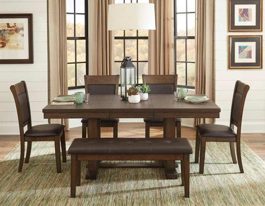 Homelegance - Wieland 6 Piece Dining Table Set - 5614-72-6Set - ATL FURNITURE