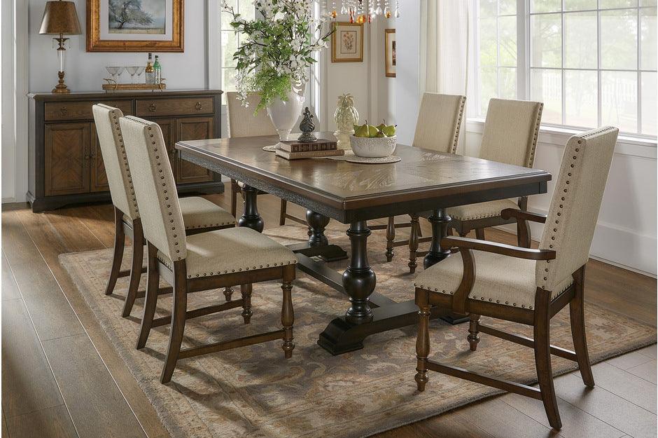 Homelegance - Stonington 7 Piece Dining Table Table Set - 5703*7 - ATL FURNITURE