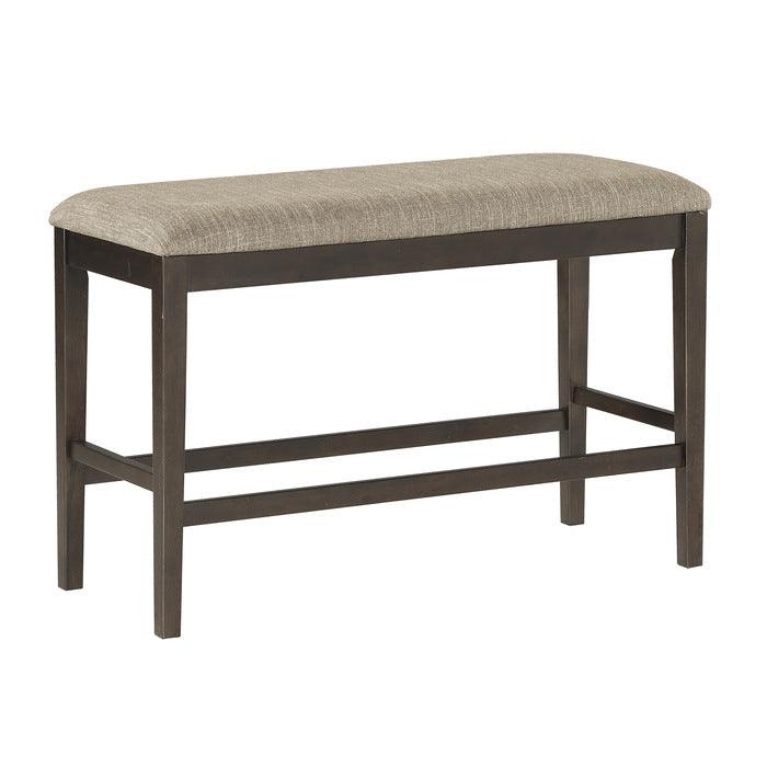 Homelegance - Balin Counter Height Bench In Dark Brown - 5716-24Bh - ATL FURNITURE