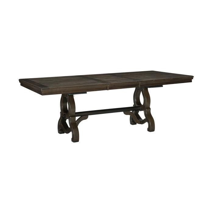 Homelegance - Gloversville Dining Table In Brown - 5799-86 - ATL FURNITURE