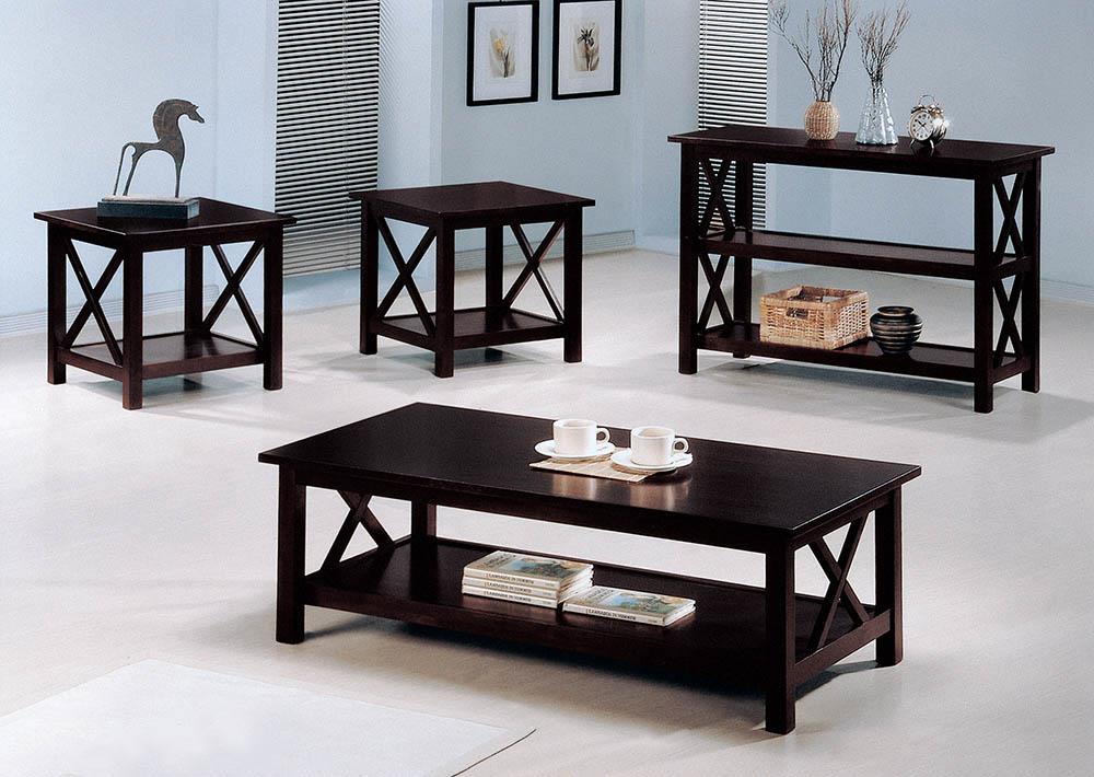 G5909 Casual Deep Merlot Three-Piece Occasional Set - ATL FURNITURE