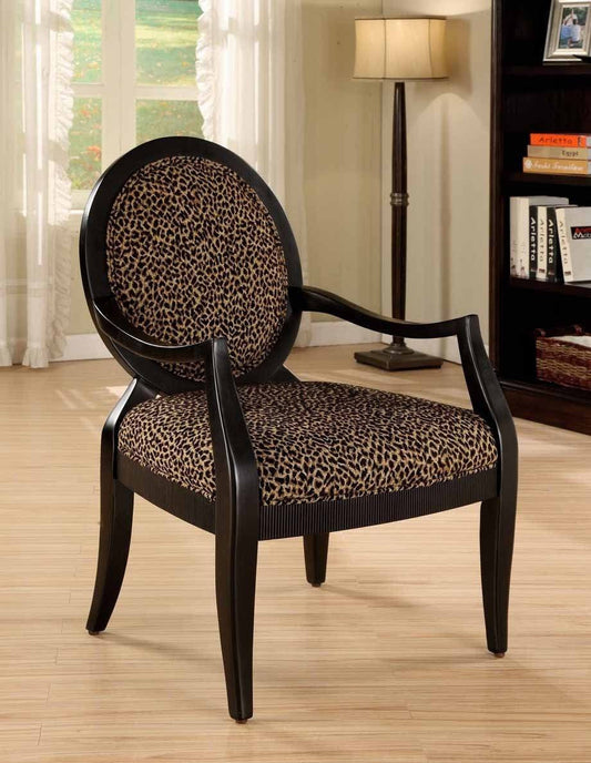 Leopard Print Accent Chair - ATL FURNITURE