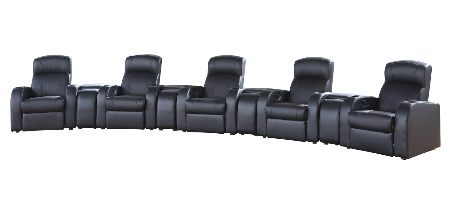 Cyrus 9-piece Upholstered Home Theater Seating