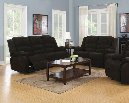 Gordon Chocolate Reclining Two-Piece Living Room Collection - ATL FURNITURE