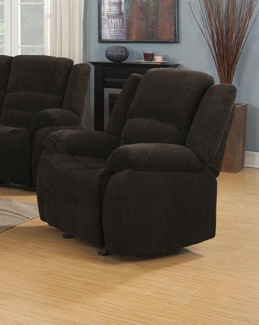 Gordon Chocolate Recliner - ATL FURNITURE