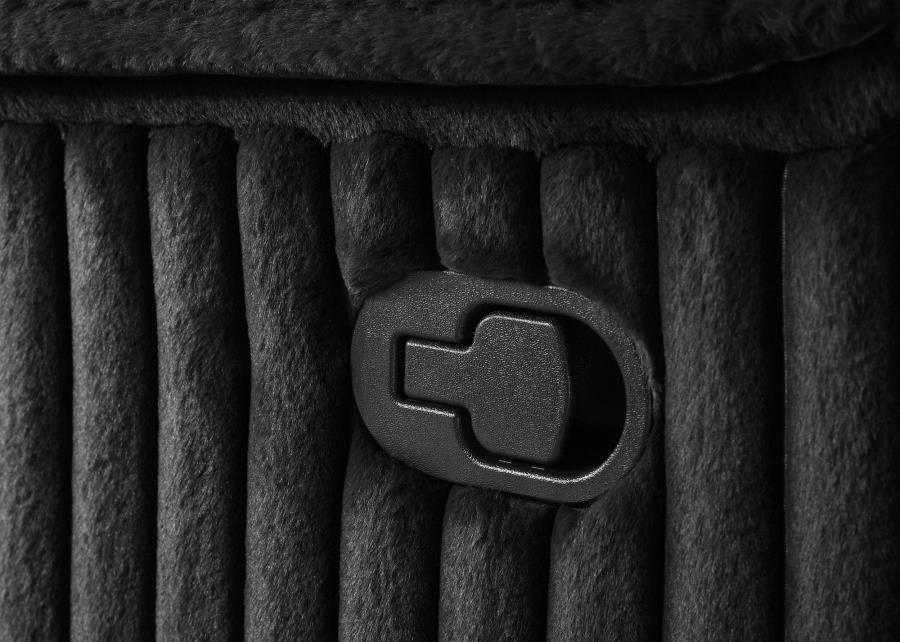 Atkinson Upholstered Reclining Sectional Sofa Black