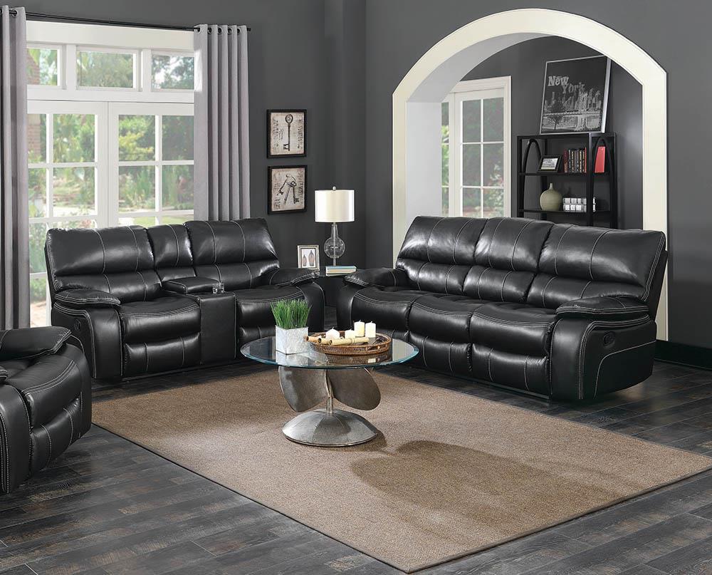 Willemse Dark Brown Reclining Two-Piece Living Room Set - ATL FURNITURE