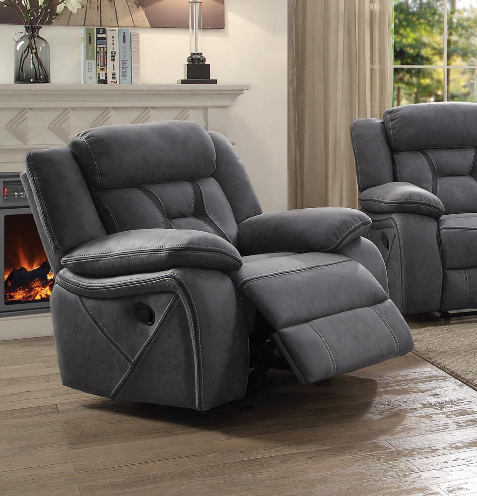 Houston Casual Stone Glider Recliner - ATL FURNITURE