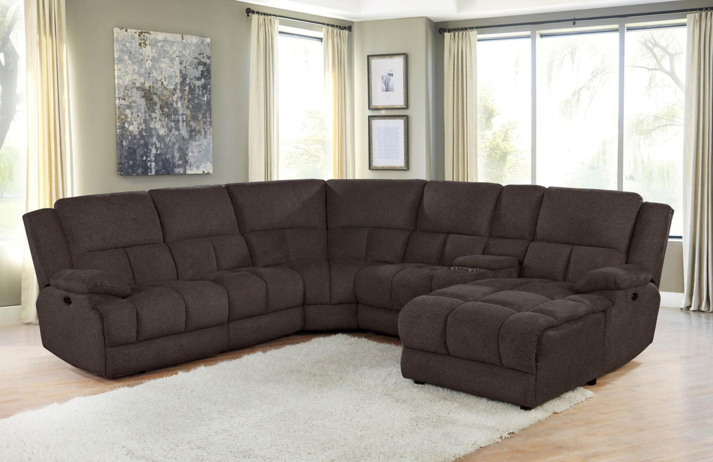 G602570 6 Pc Power Sectional - ATL FURNITURE