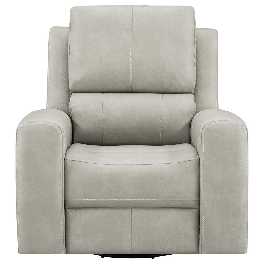 Brickston Triple Power Swivel Glider Recliner Grey
