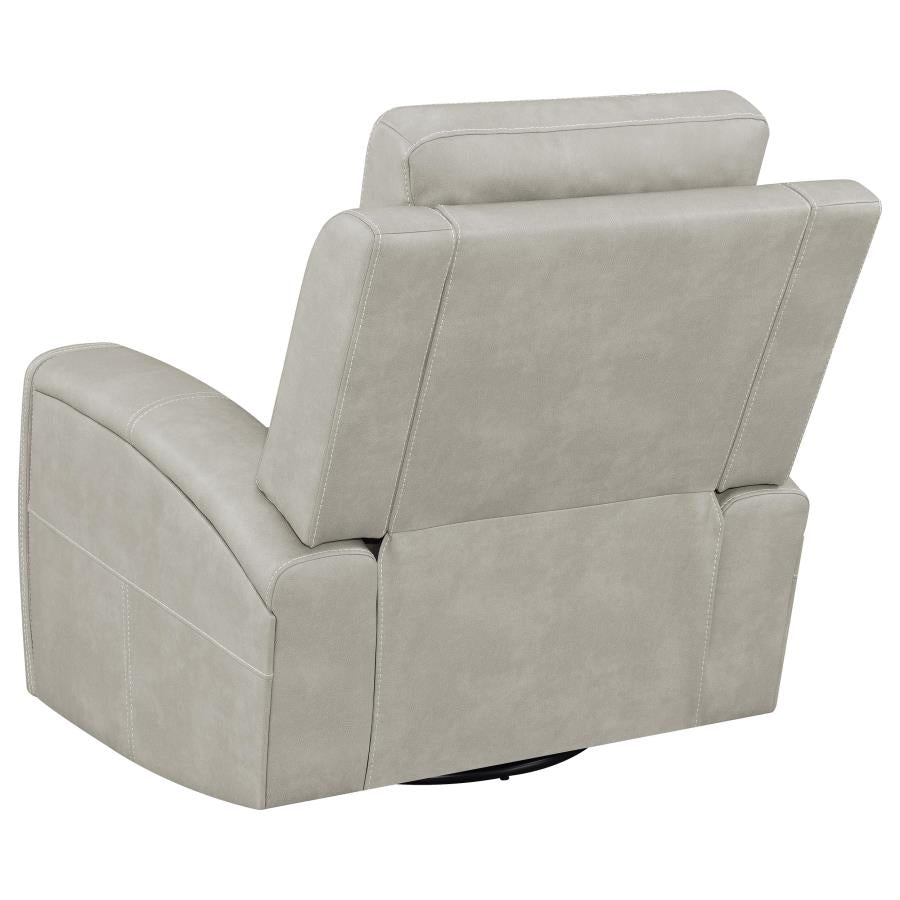 Brickston Triple Power Swivel Glider Recliner Grey