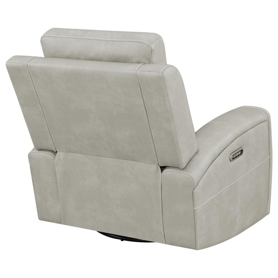 Brickston Triple Power Swivel Glider Recliner Grey