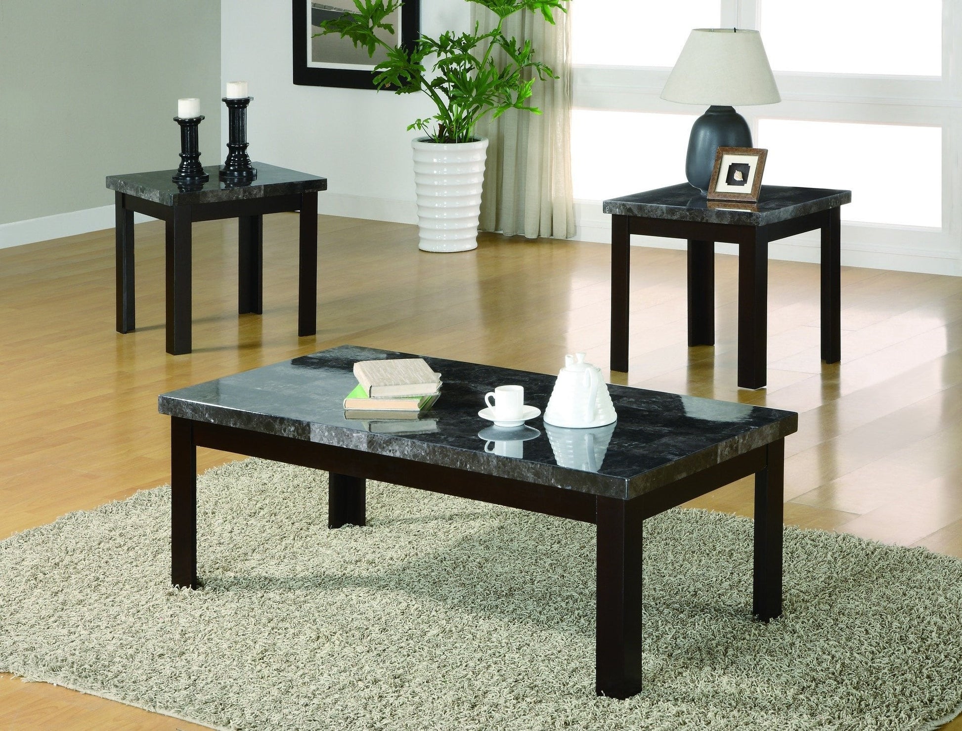 Coffee Table Set; 3 PCS. SET - ATL FURNITURE
