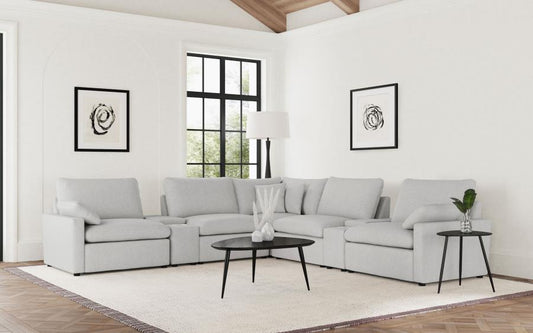 Collins 7-Piece Modular Power Reclining Sectional Grey