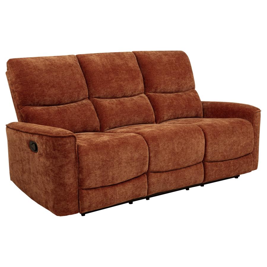 Navarro 2-Piece Upholstered Reclining Sofa Set Orange