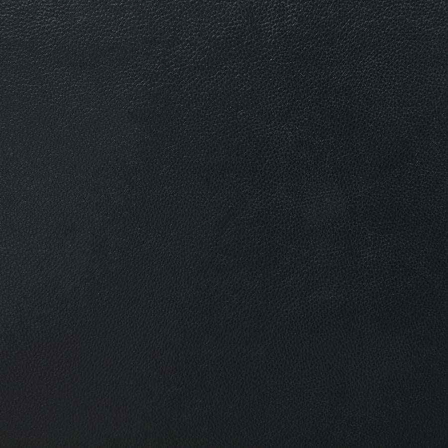 Hewitt Leather Upholstered Dual Power Recliner Chair Black