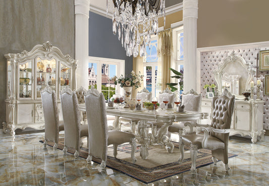 Versailles Bone White Dining Table - ATL FURNITURE