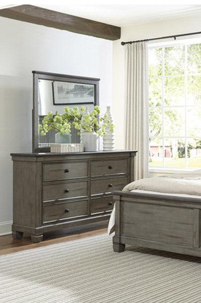 Homelegance - Weaver Dresser With Mirror In Antique Gray - 1626Gy-6 - ATL FURNITURE