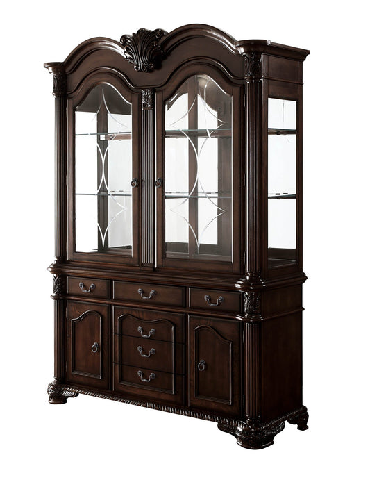 Chateau De Ville Espresso Hutch & Buffet - ATL FURNITURE