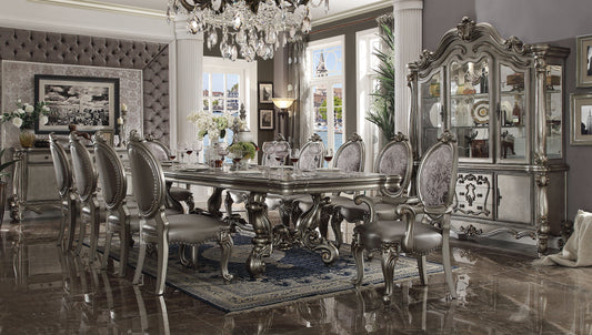 Versailles Antique Platinum Dining Table - ATL FURNITURE