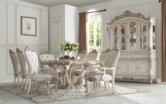 Gorsedd Antique White Dining Table - ATL FURNITURE