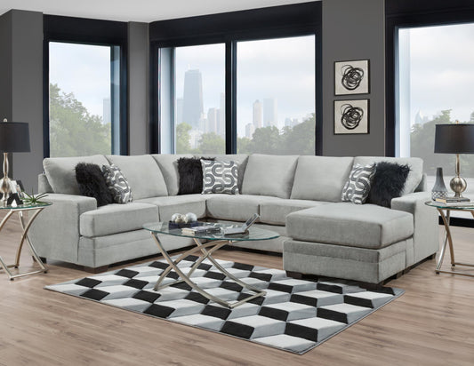 Cooper Platinum Sectional - ATL FURNITURE