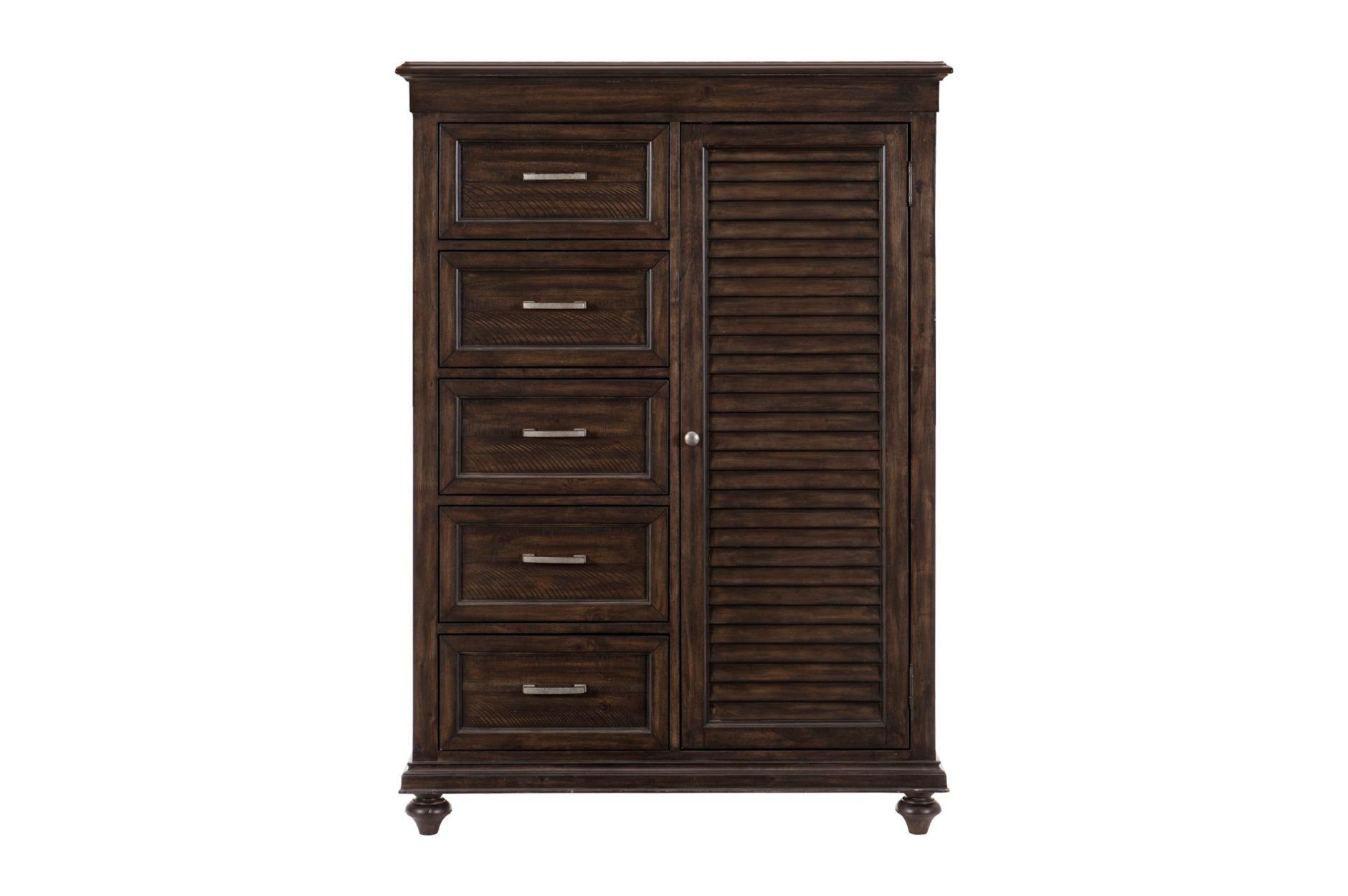 Homelegance - Cardano Wardrobe Chest In Driftwood Charcoal - 1689-10 - ATL FURNITURE