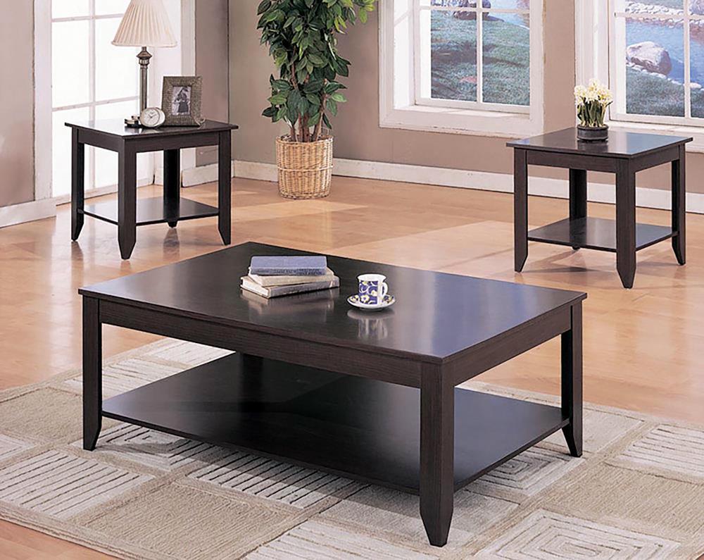 G700285 Casual Cappuccino Three-Piece Set - ATL FURNITURE