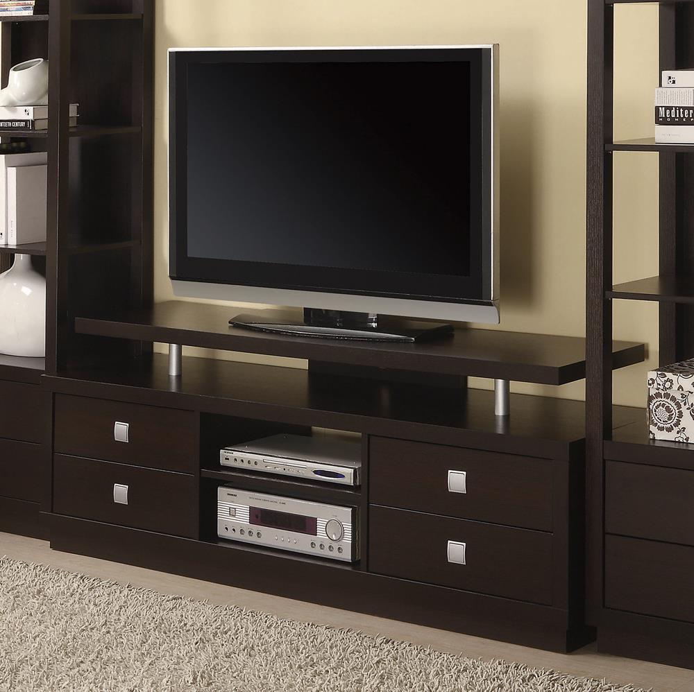 G700696 Casual Cappuccino TV Console - ATL FURNITURE